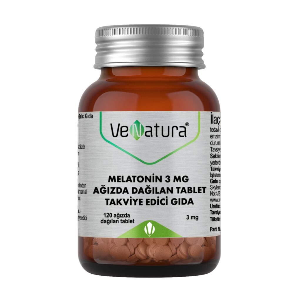 Venatura Melatonin 3 Mg 120 Ağızda Dağılan Tablet