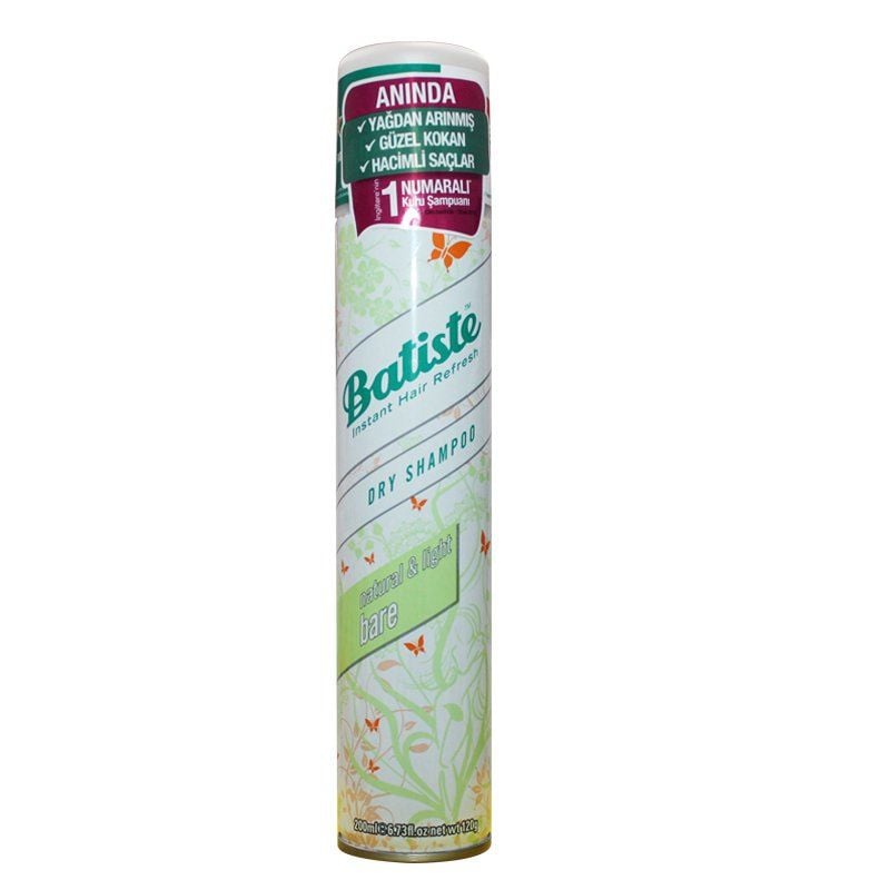Batiste Bare Kuru Şampuan Tüm Saç Tipleri İçin 200ML