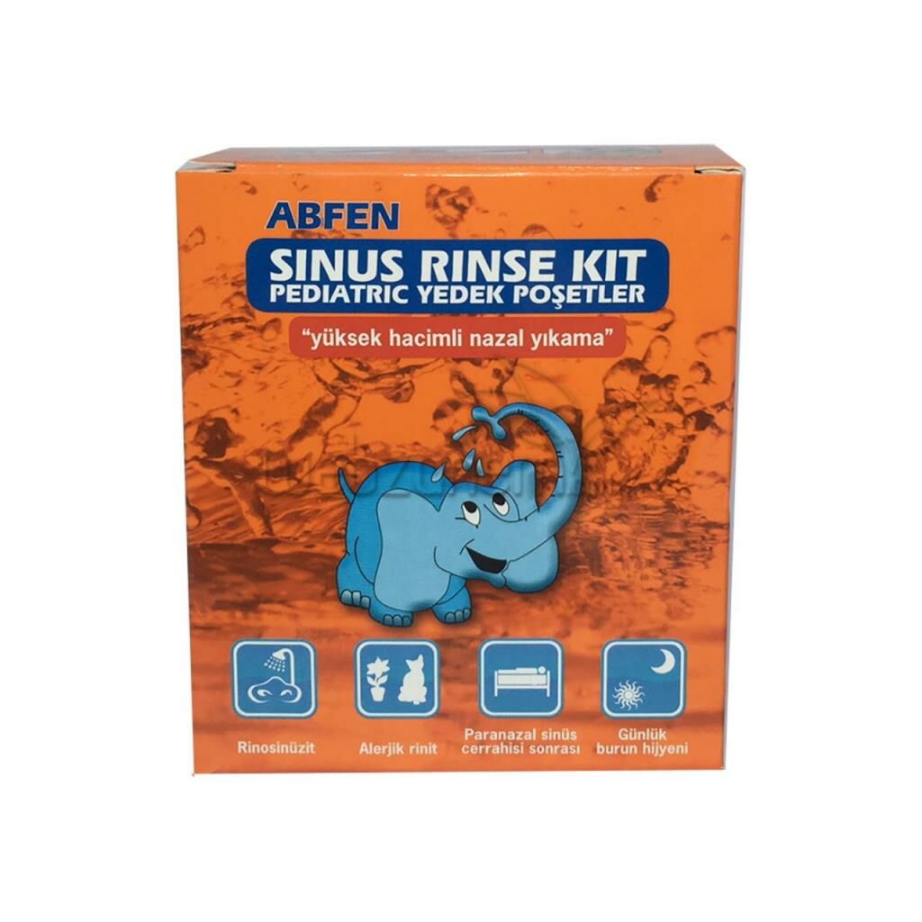 Abfen Sinus Rinse Kit Pediatrik Yedek Poşetler