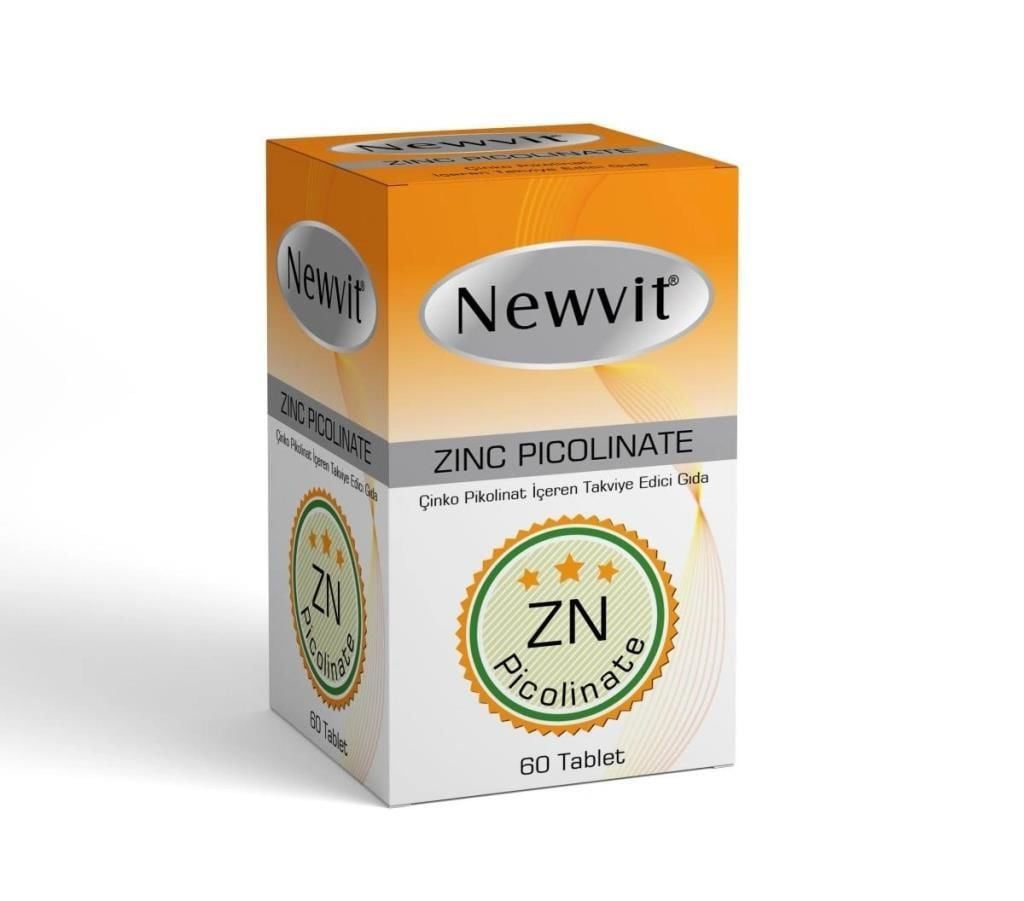 Newvit Çinko Picolinate İçeren Gıda Takviyesi 60 Tablet