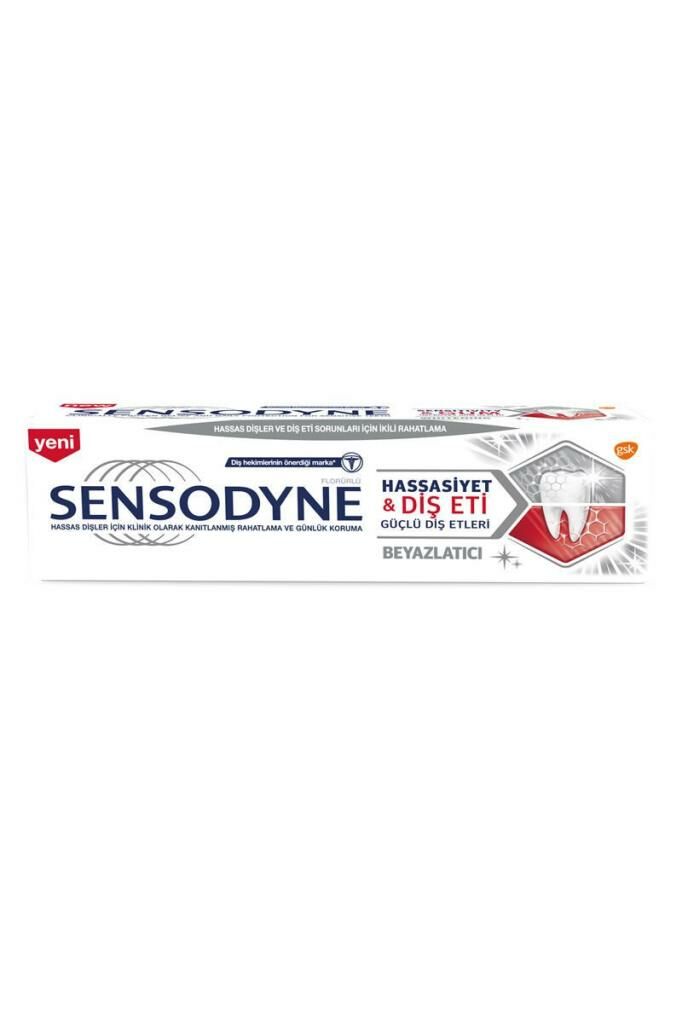 Sensodyne Hassasiyet Diş Eti Diş Macunu Beyazlatıcı 75 Ml