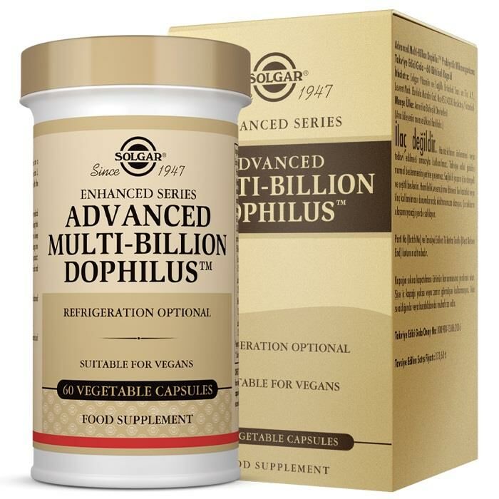 Solgar Advanced 40+ Acidophilus 60 Kapsül