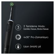 Oral-B Şarjlı Elektrikli Diş Fırçası Vitality Pro Siyah Koruma ve Temizlik