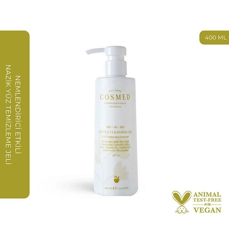 Cosmed Day To Day Gentle Cleasing Gel Yüz Temizleme Jeli 400 ML