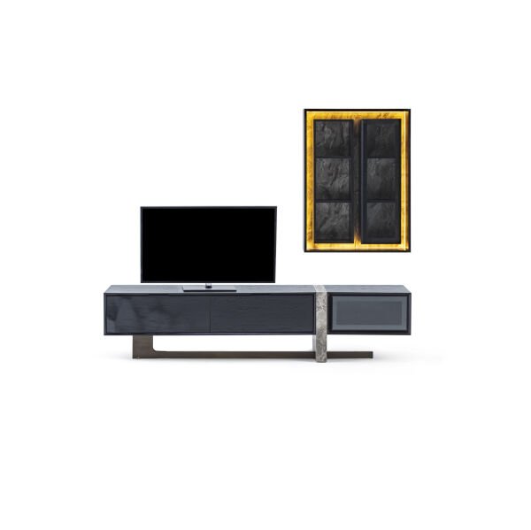 BRUNET SMALL TV ÜNİTESİ - BLACK