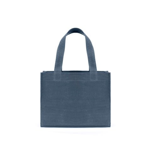 Miras Pıtrak Mumlu Kanvas Tote - Indigo