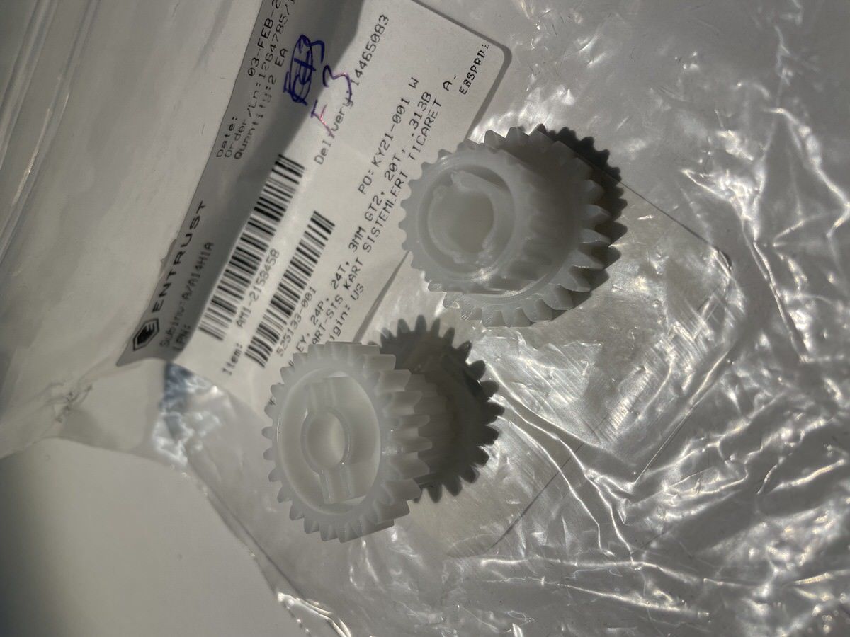 525133-001 GEAR PULLEY, 24P, 24T, 3MM GT2, 20T, .313B