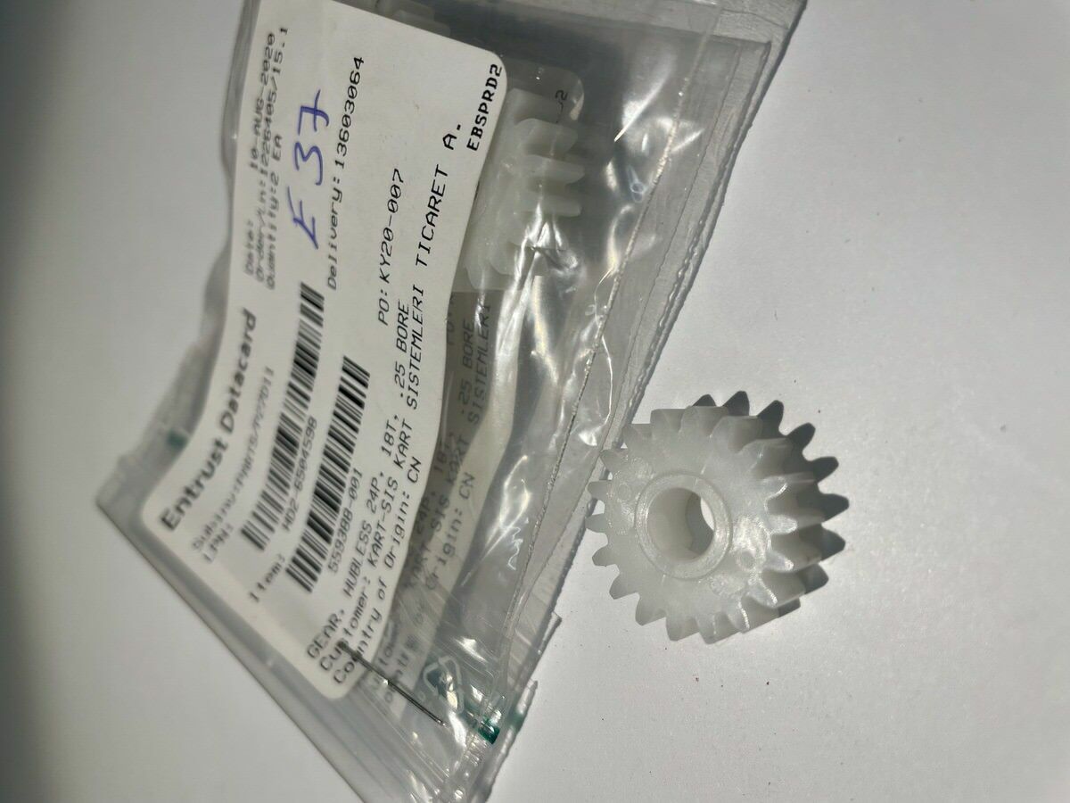 559388-001 GEAR, HUBLESS 24P, 18T, .25 BORE