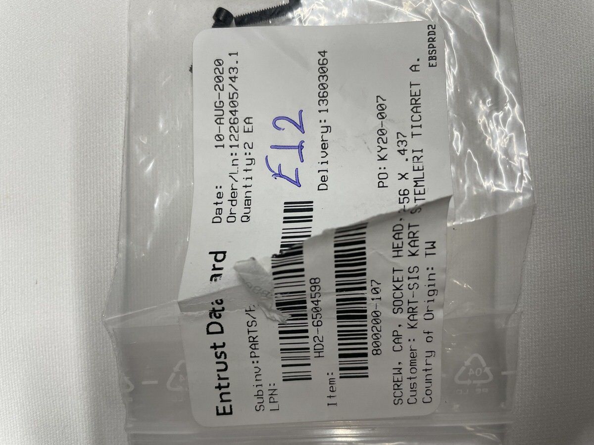 800200-107 SCREW,CAP SOC 2-56X.437