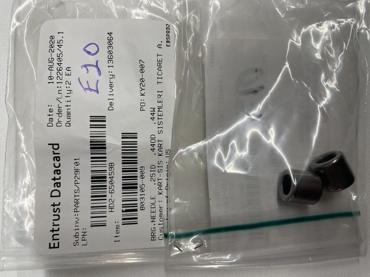 803105-009 BRG,NEEDLE  .25ID  .44OD  .44W