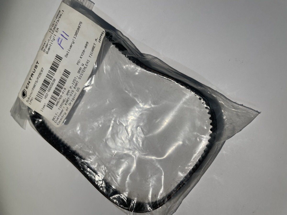 806769-019 BELT, TIMING, 3MM P,125T, 9MM