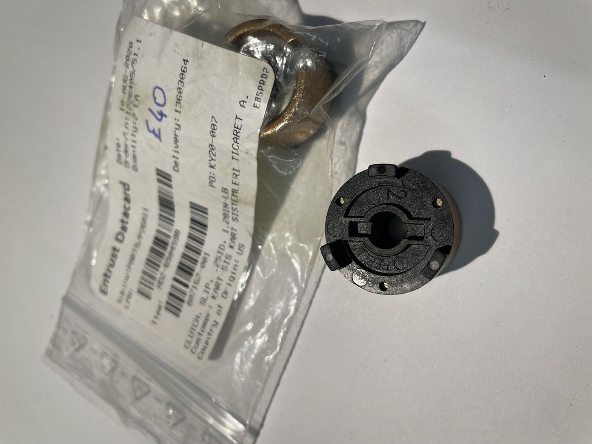 807162-001 CLUTCH, SLIP, .25ID, 1.28IN-LB