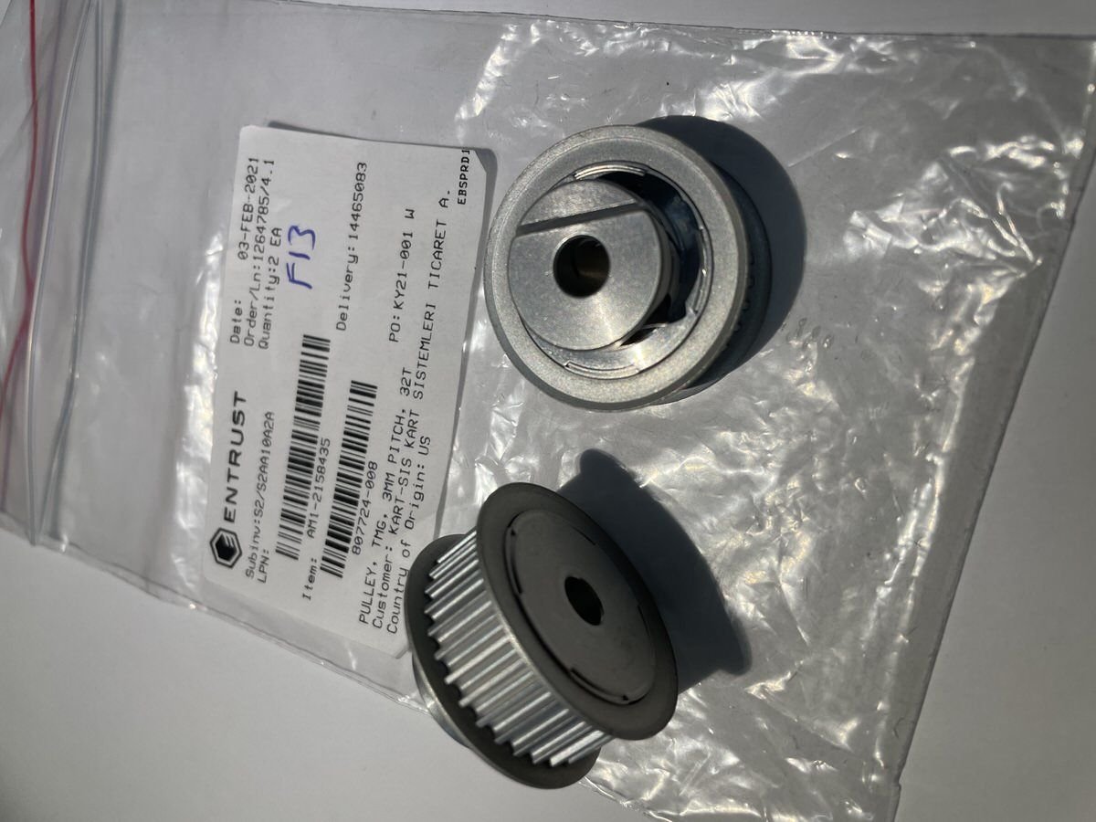 807724-008 PULLEY, TMG, 3MM PITCH, 32T