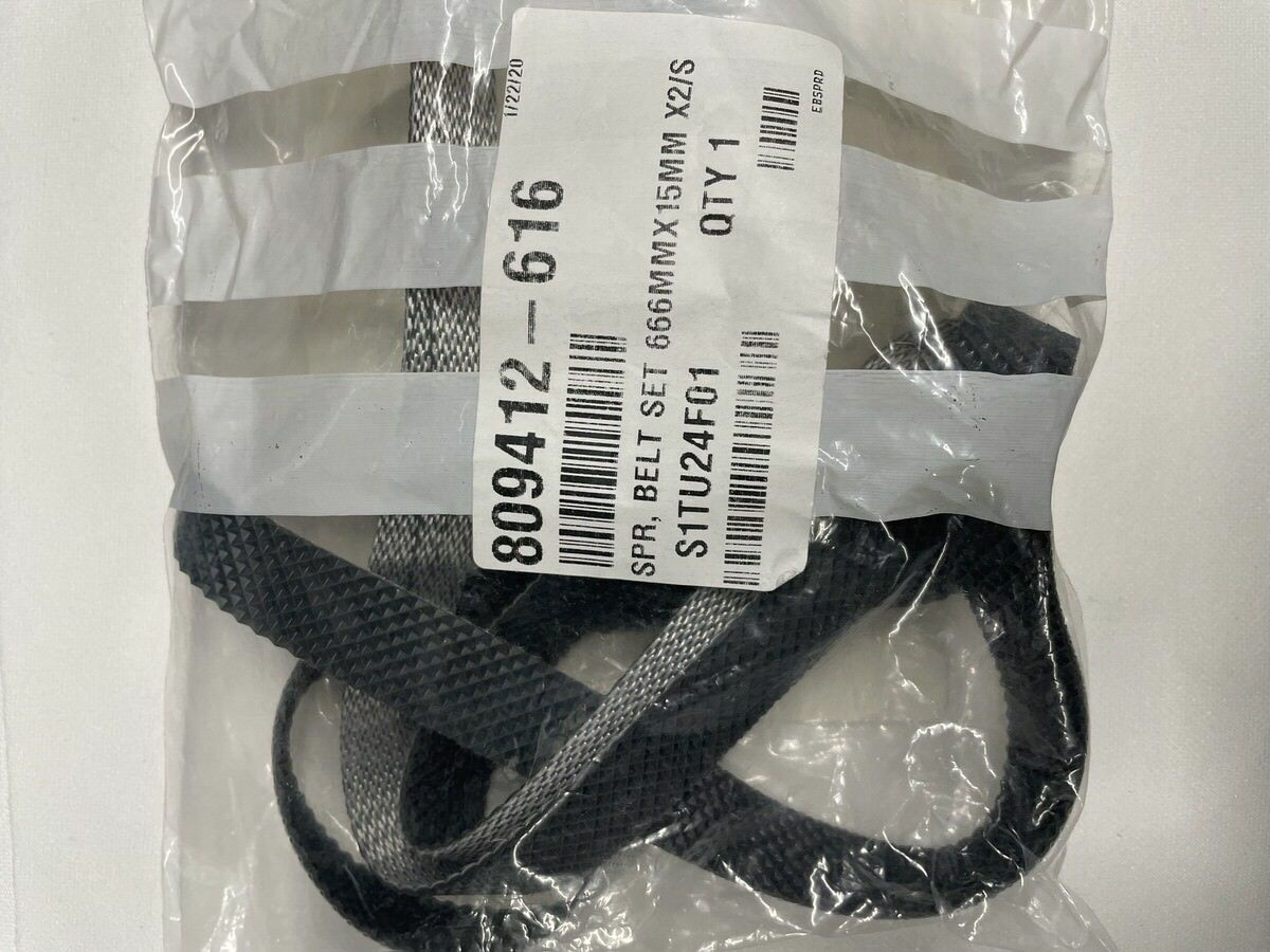 809412-616 SPR, BELT SET 666MMX15MM X2/S