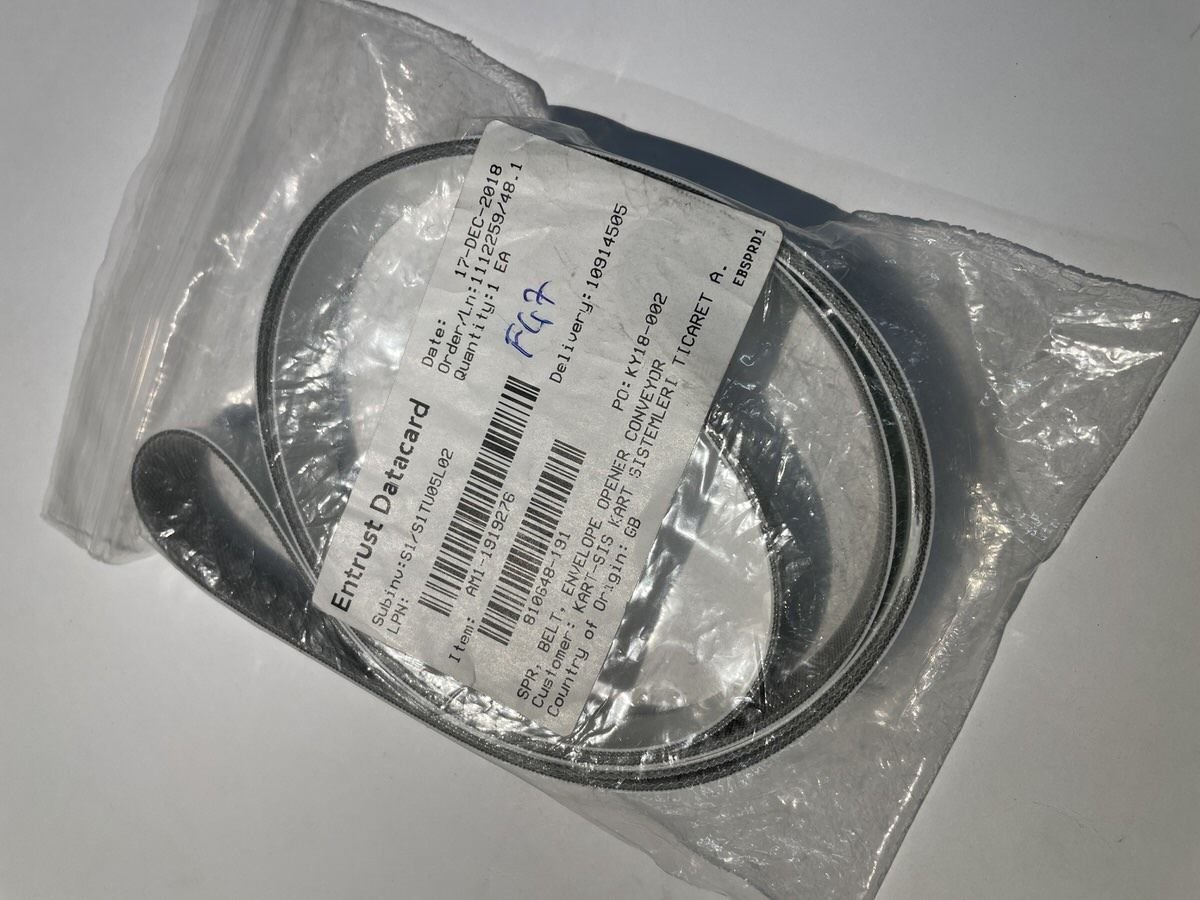 810648-191 SPR BELT ENVELOPE OPENER CONVEYOR