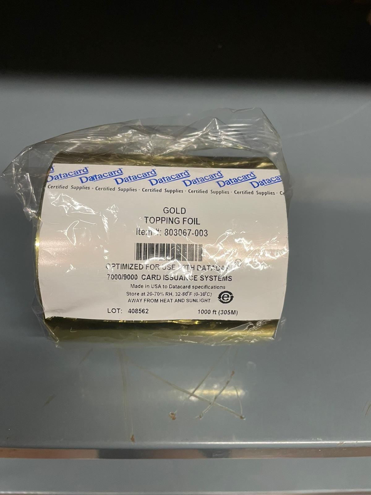 803067-003 Topping Foil Gold
