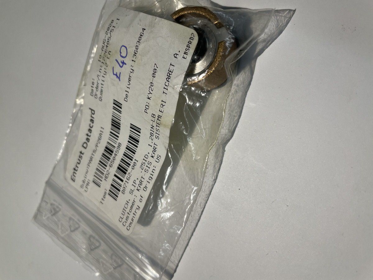 807162-002 CLUTCH, SLIP, ,25ID, 0.70IN-LB(44-501)