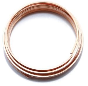 4 mm Kare Dörtköşe Bakır Tel - 10 METRE