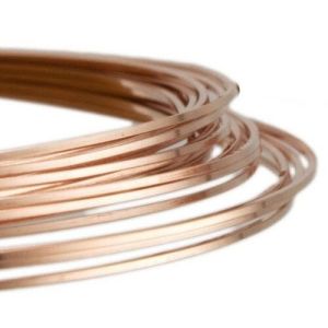 2.5 mm Kare Dörtköşe Bakır Tel - 10 METRE