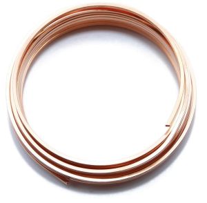 1.7 mm Kare Dörtköşe Bakır Tel - 5 METRE