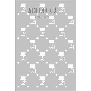 Artdeco Stencil A4 Vintage Bay-2 - 215