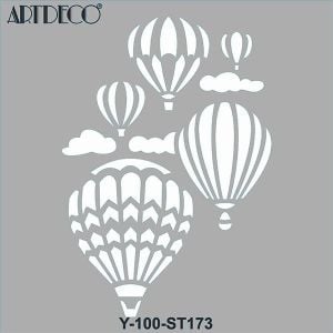 Artdeco Stencil 30x30cm Balonlar - 173