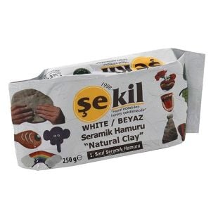 Şekil Seramik Kil Hamuru 250 gr Beyaz