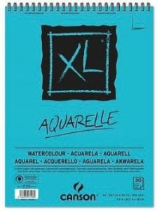 Canson XL Aquarelle Suluboya Resim Defteri Spiralli A3 30yp 300gr