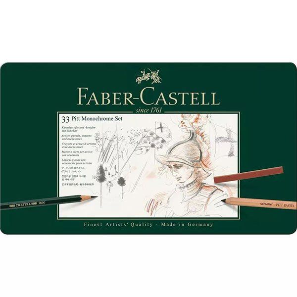 Faber Castell Pitt Monochrome Çizim Seti 33'lü