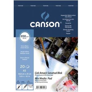 Canson Fineface Çok Amaçlı Resim Defteri A5 20yp 200gr