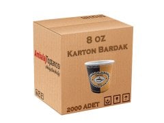 8 Oz Karton Bardak-2000'li