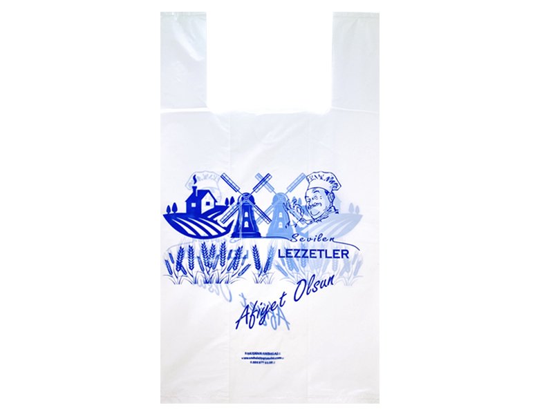 Sevilen Lezzetler Baskılı Atlet Poşet (Büyük) - 1 Kg