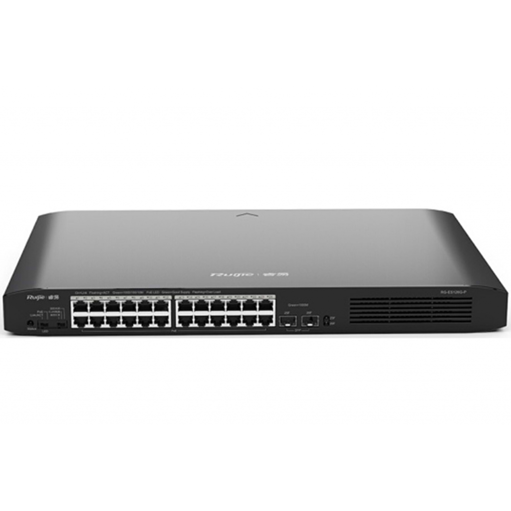 Ruijie RG ES126G-LP-L 24 Port GB 2 SFP PoE Switch (180W)