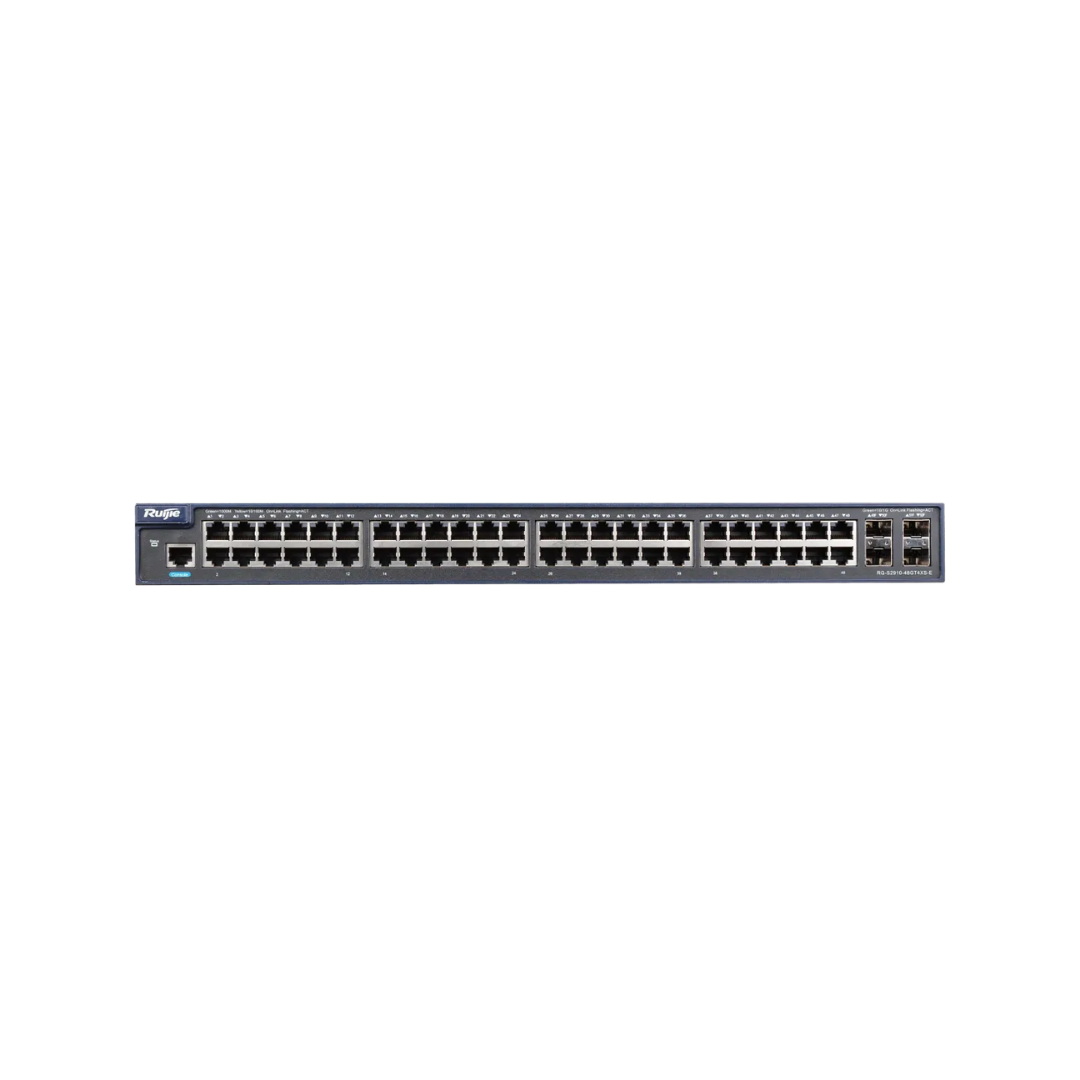 Ruijie RG-S2910-48GT4XS-E | 48-Port Gigabit Yönetilebilir Switch