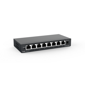 Ruijie Reyee RG-ES108D, 8-port 10/100Mbps Desktop Unmanaged Switch