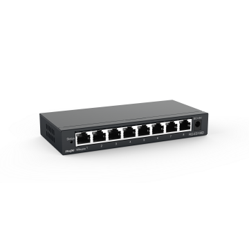Ruijie Reyee RG-ES108D | 8-Port 10/100Mbps Desktop Unmanaged Switch