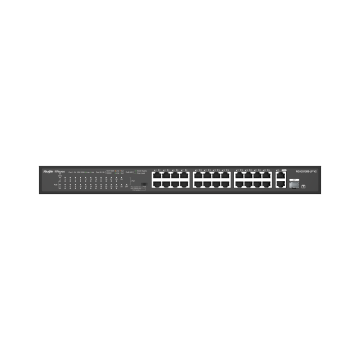 Ruijie Reyee RG-ES126S-LP V2, 24-Port Gigabit Rackmount PoE Switch