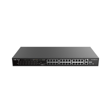 Ruijie Reyee RG-ES126S-LP V2 | 24-Port Gigabit Rackmount PoE Switch