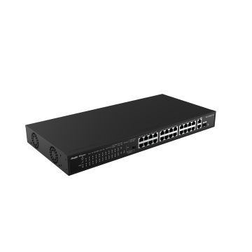 Ruijie Reyee RG-ES126S-LP V2 | 24-Port Gigabit Rackmount PoE Switch