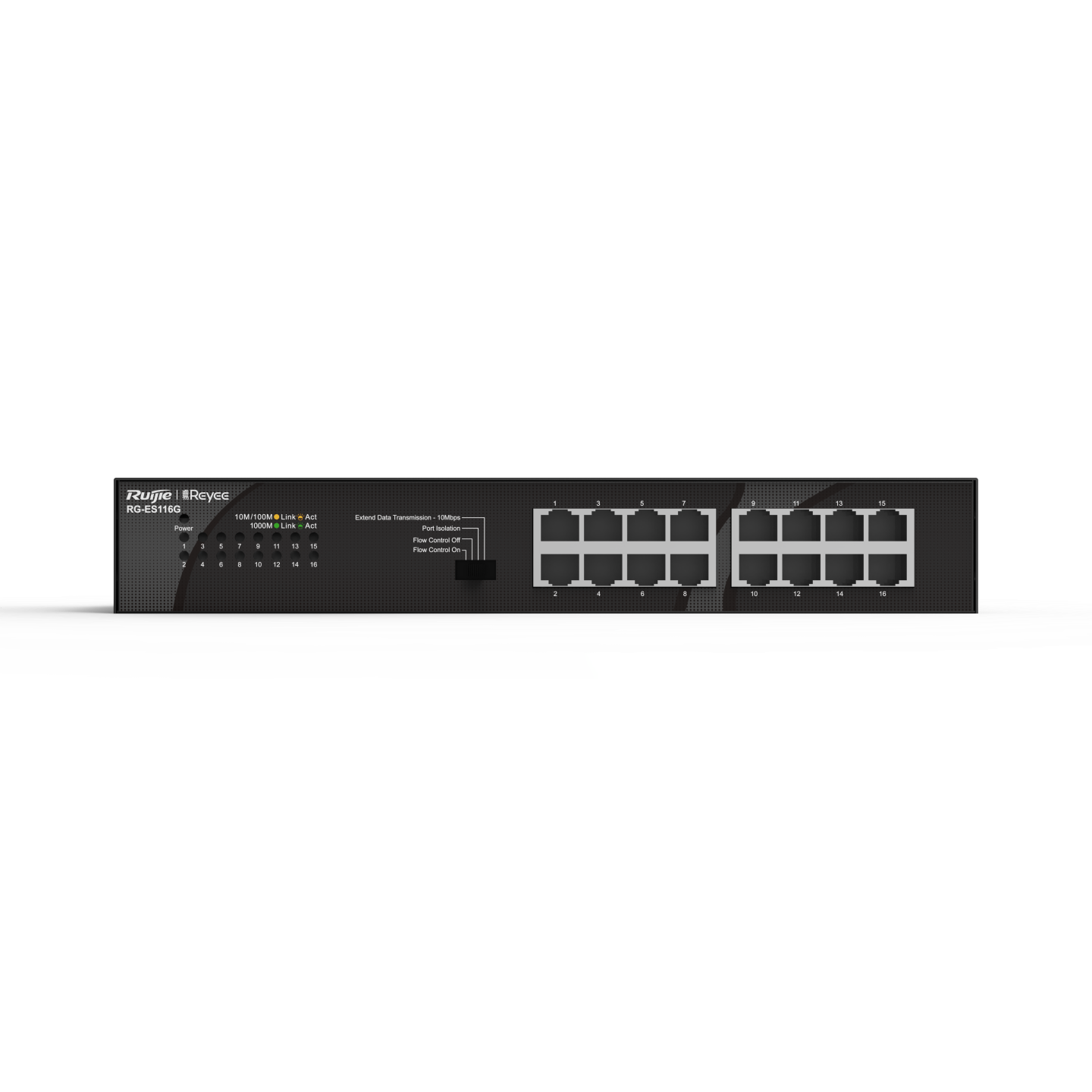 Ruijie Reyee RG-ES116G, 16-port Yönetilemez Non-PoE Switch