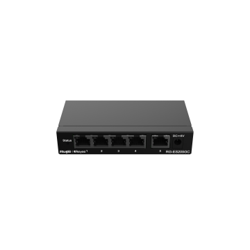 Ruijie Reyee RG-ES205GC-P | 5-Port Gigabit Cloud Yönetilebilir PoE Switch