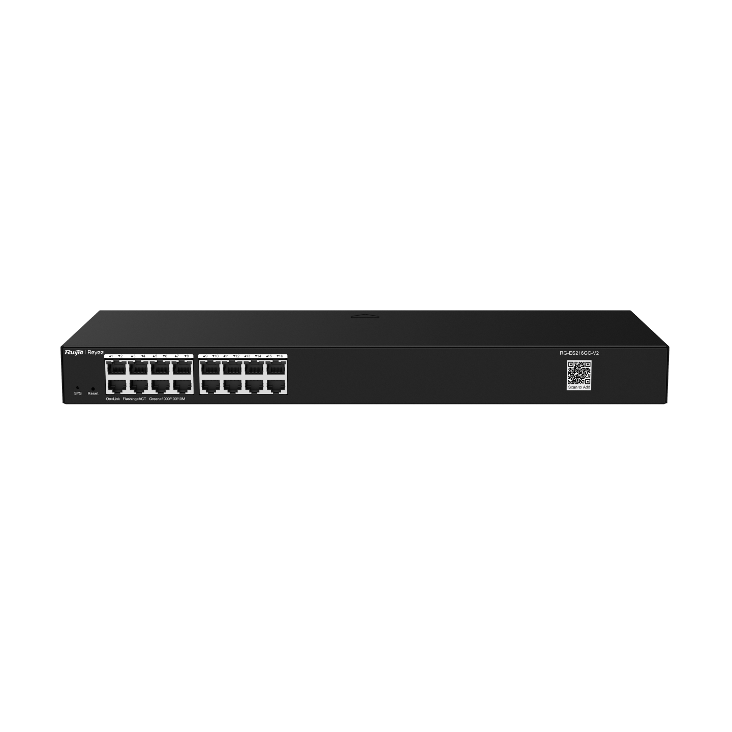 Ruijie Reyee RG-ES216GC, 16-Port  Cloud Yönetimli Non-PoE Switch