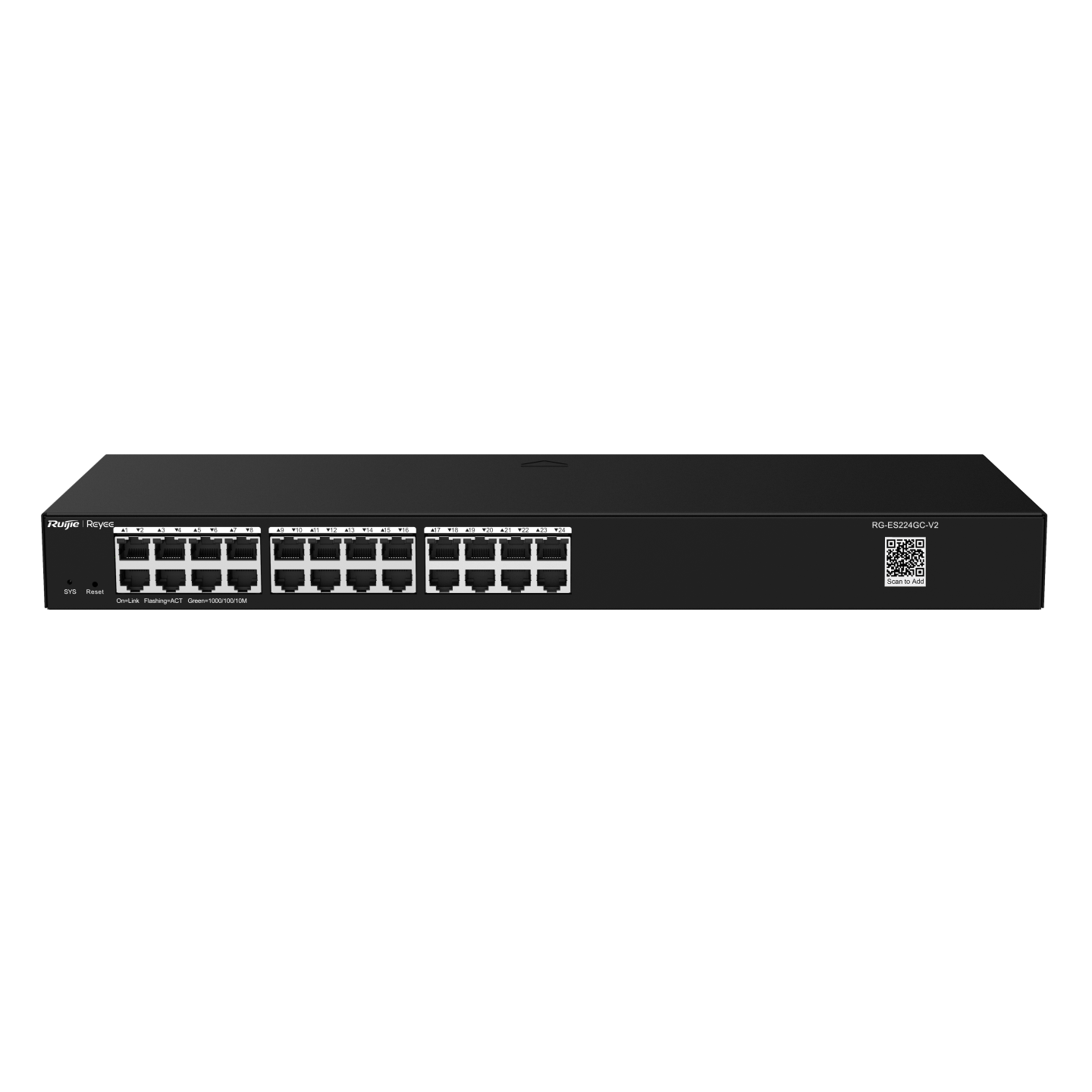 Ruijie Reyee RG-ES224GC , 24-Port Cloud Managed Non-PoE Switch