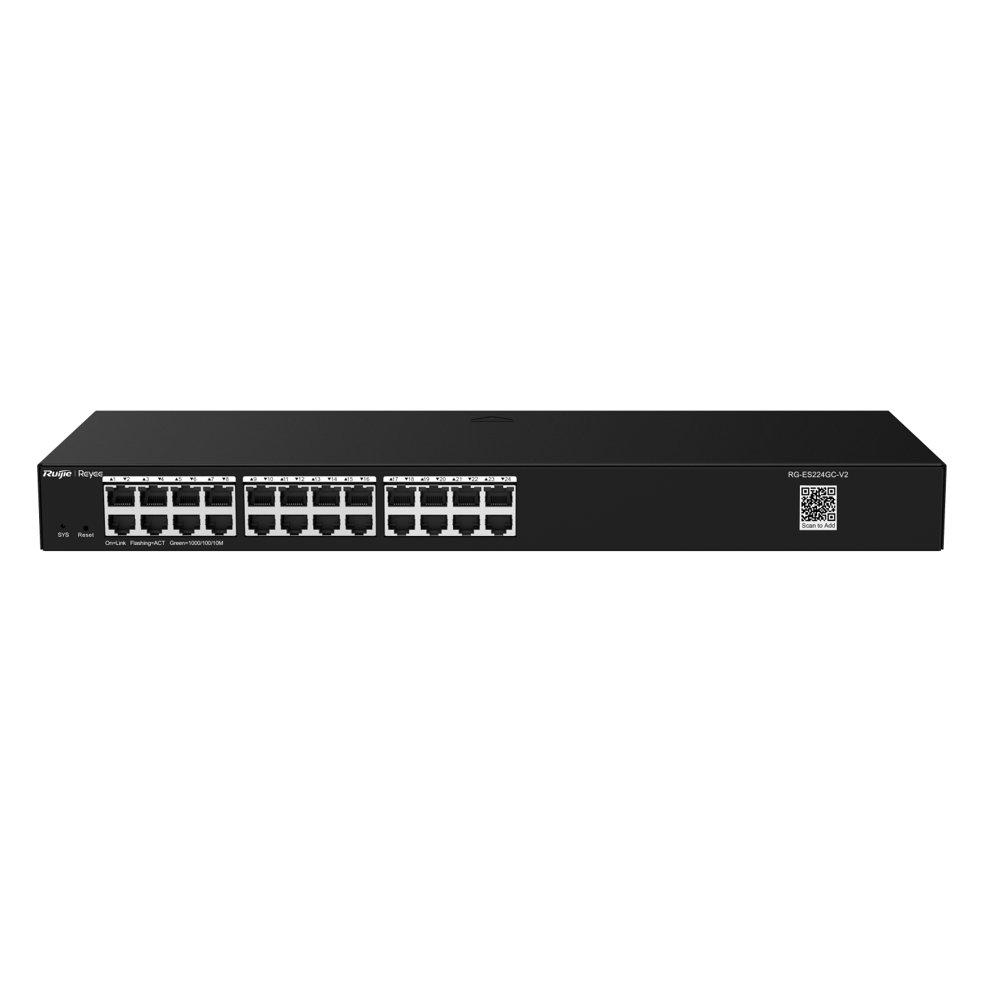 Ruijie Reyee RG-ES224GC , 24-Port Cloud Managed Non-PoE Switch
