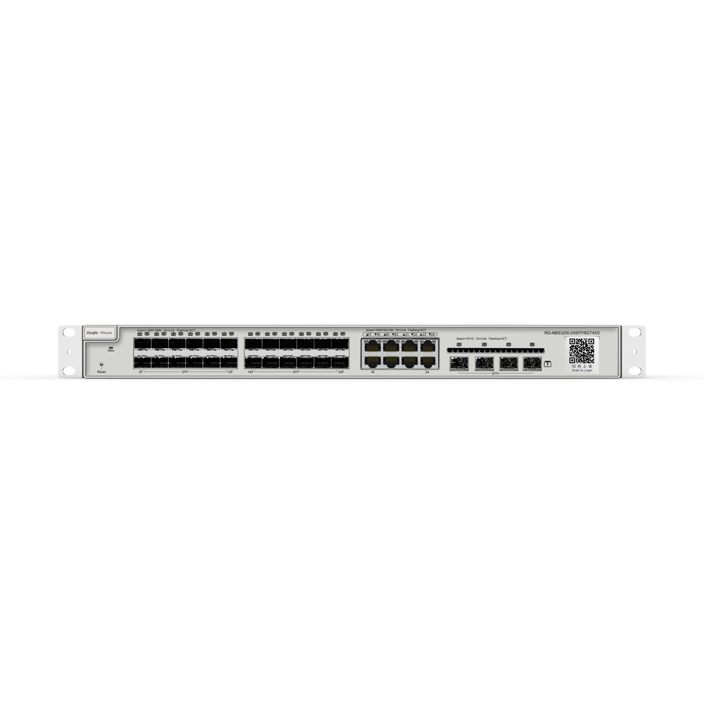 Ruijie Reyee RG-NBS3200-24SFP/8GT4XS, 24-Port Gigabit SFP Managed Switch