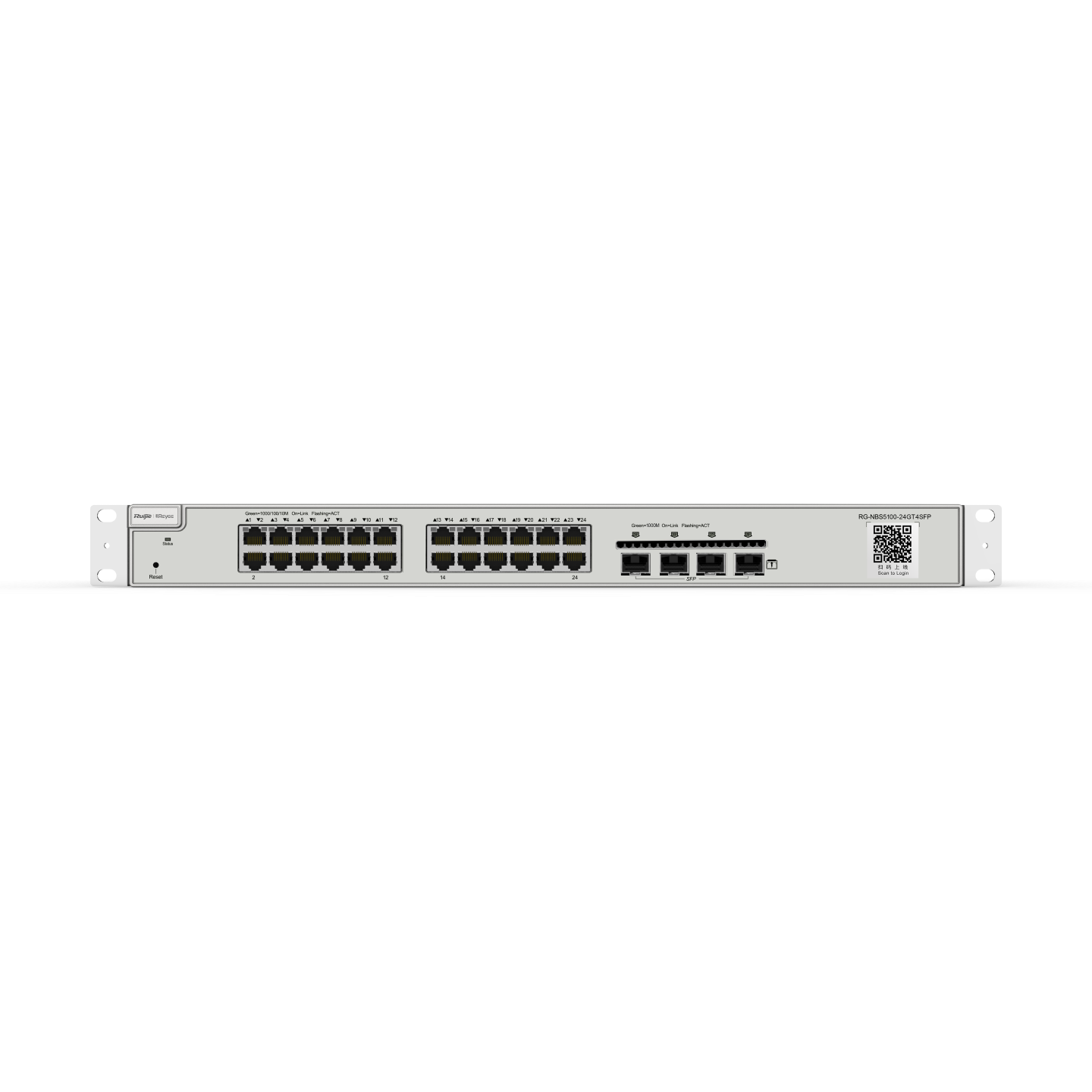 Ruijie Reyee RG-NBS5100-24GT4SFP, 28-Port Gigabit Layer 3 Non-PoE Switch