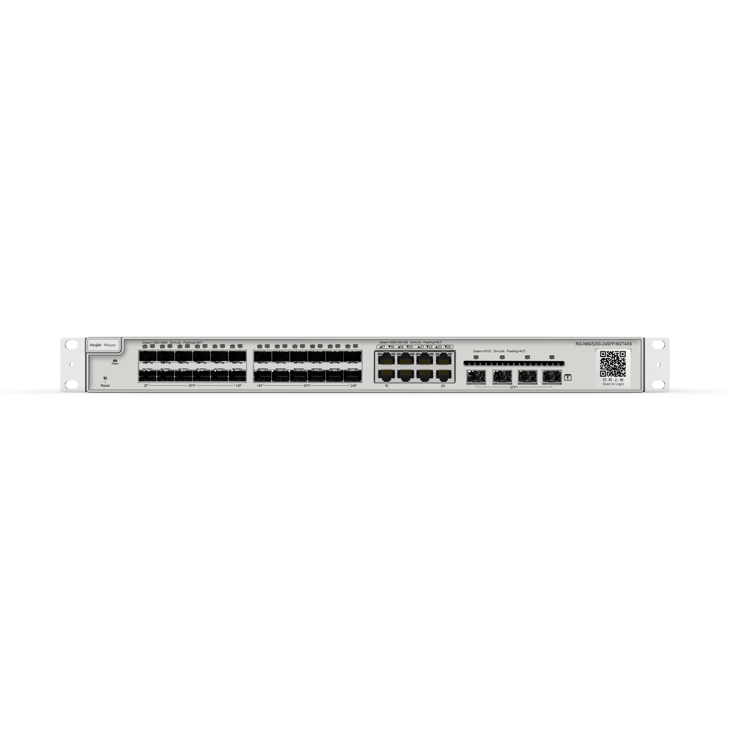 Ruijie Reyee RG-NBS5200-24SFP/8GT4XS, 24-port Gigabit Layer 3 Non-PoE Switch