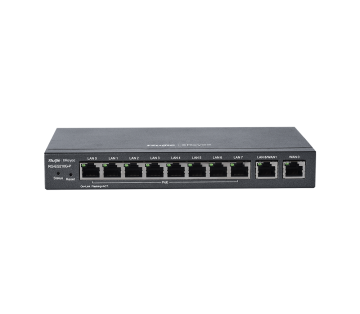 Ruijie Reyee RG-EG210G-P | 10 Port Gigabit PoE Cloud Yönetimli Switch