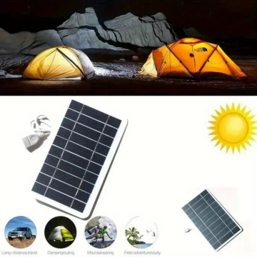Güneş Enerjili USB Şarj Cihazı | Kamp, Doğa Sporları ve Açık Alan Kullanımı İçin Taşınabilir Solar Powerbank