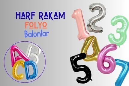 Harf-Rakam Folyo Balonlarımız